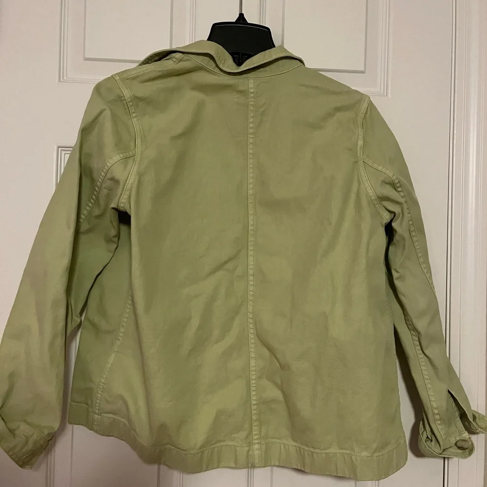 Madewell medium chartreuse garment dyed chore coat - Picture 3 of 3